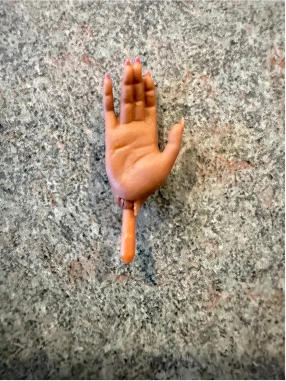 Lol Surprise OMG Doll Replacement Right Hand Pink Painted Nails